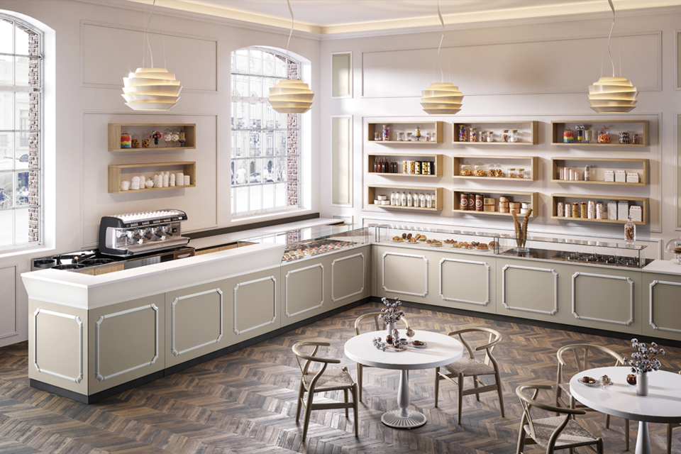 BKRitaly-food-retail-solutions-linea-Tudor-bancone-bar-vetrina-pasticceria-tavolo-macchina-caffè-dropin-ventilato-pozzetti-gelateria