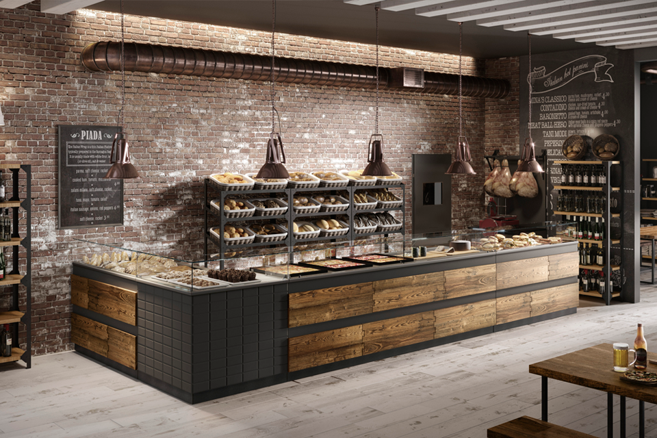 BKRitaly-food-retail-solutions-linea-Wood-banco-neutro-panetteria-pizzeria-teca-vetro-scaffale-pane