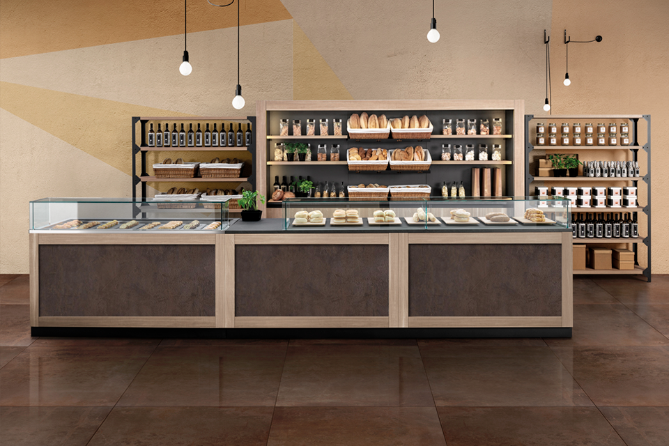 BKRitaly-food-retail-solutions-linea-Frame-bancone-neutro-vetrina-dropin-panetteria-bakery-espositore-pane